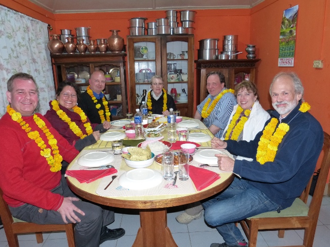 Essen bei einer Lepcha-Familie in Kalimpong