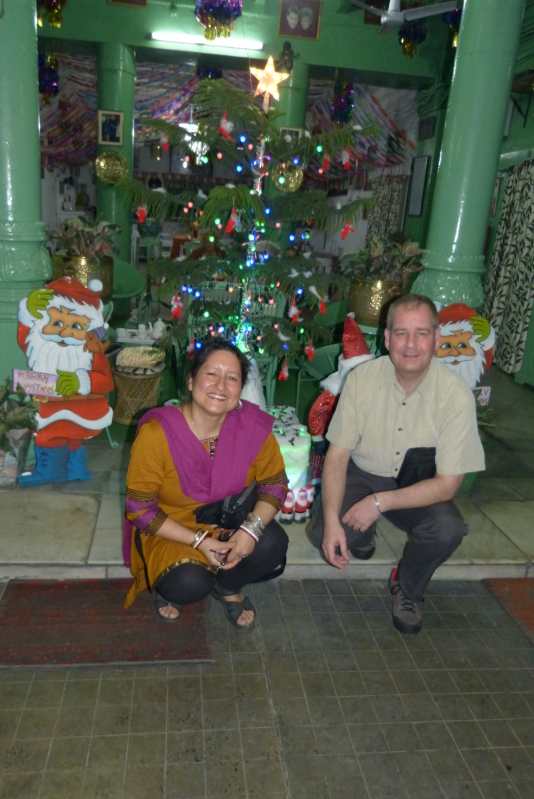 Weihnachtsgre aus Kolkata