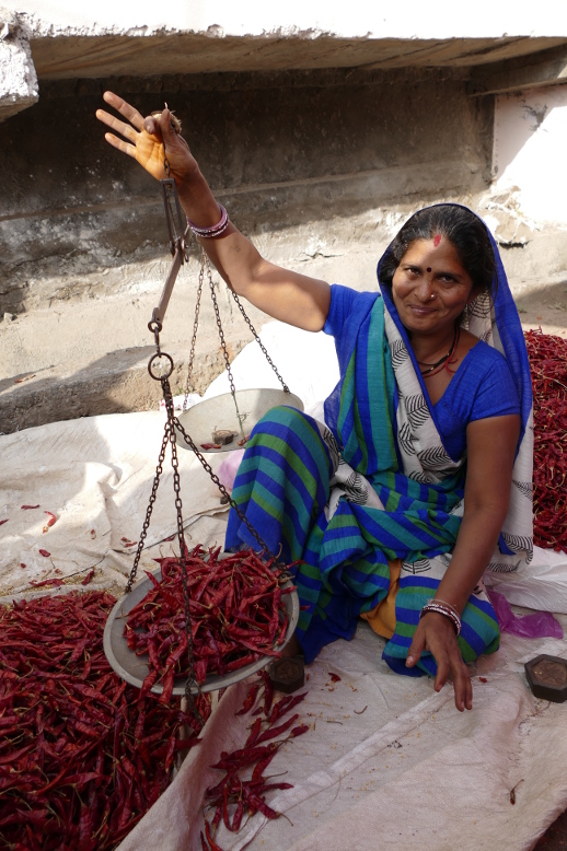 Markt in Maheshwar