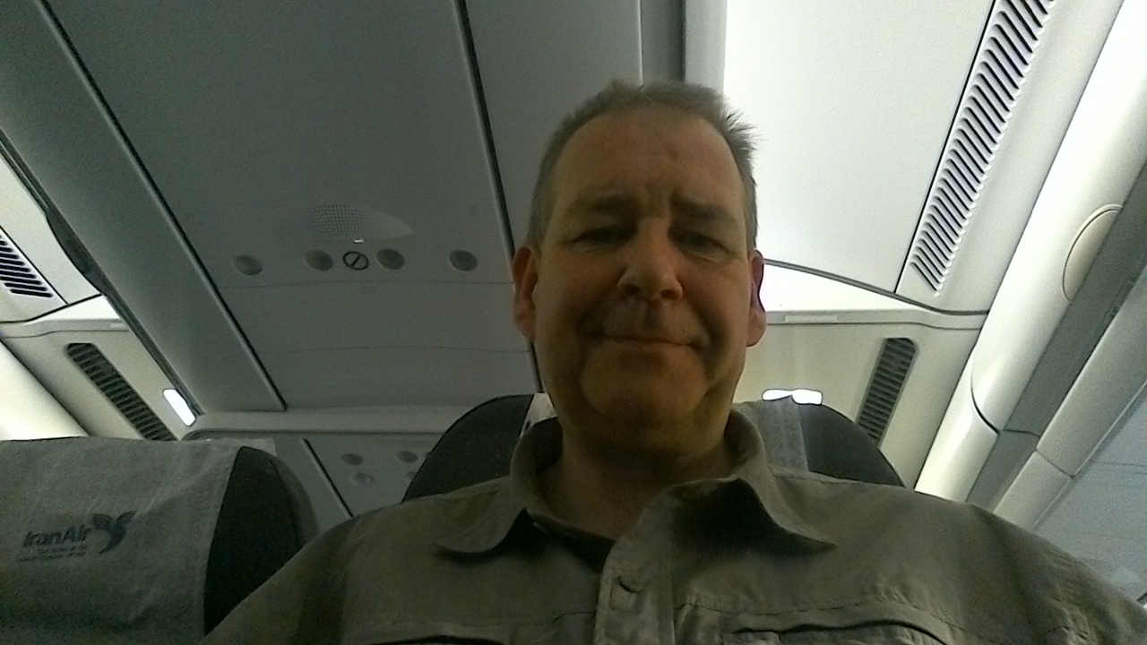 im Flugzeug von Teheran nach Frankfurt im Flugzeug von Teheran nach Frankfurt