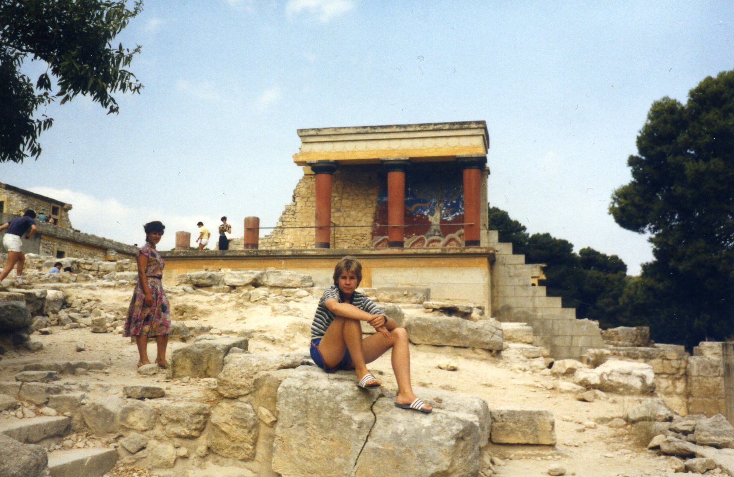 Martin in Knossos 1985