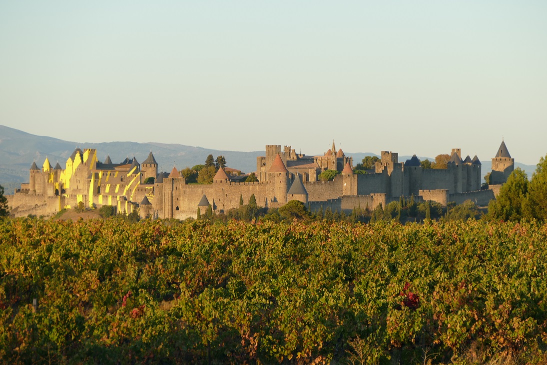 Carcassonne Sonnenuntergang