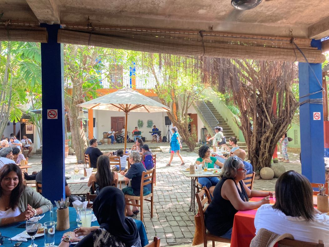 Jazz under the Banyan Tree on a sunny Sunday afternoon Jazz under the Banyan Tree on a sunny Sunday afternoon