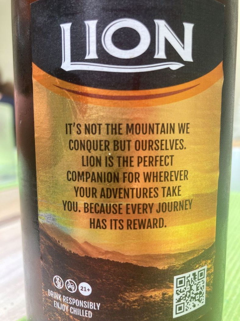 Lion Lager Weisheit Lion Lager Weisheit