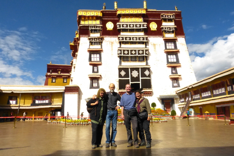 Gruppenbild Potala Palast Gruppenbild Potala Palast