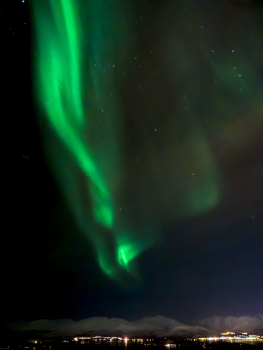 Aurora Borealis am 1. Maerz 2014 in Tromso